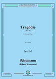 Schumann-Tragodie,Op.64 No.3(Part II),for Voice and Piano