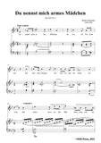 Schumann-Du nennst mich armes Madchen,for Voice and Piano