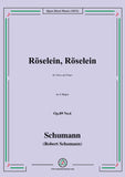 Schumann-Roselein,Roselein,Op.89 No.6