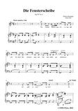 Schumann-Die Fensterscheibe,Op.107 No.2