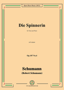 Schumann-Die Spinnerin,for Voice and Piano