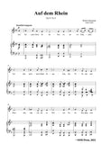 Schumann-Auf dem Rhein,Op.51 No.4,in G flat Major,for Voice and Piano