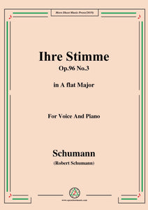 Schumann-Ihre Stimme,Op.96 No.3