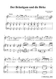 Schumann-Der Brautigam und die Birke,Op.119 No.3