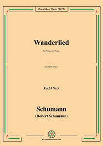 Schumann-Wanderlied,Op.35 No.3