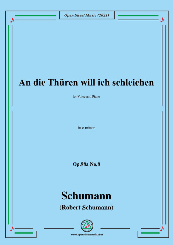 Schumann-An die Thuren will ich schleichen