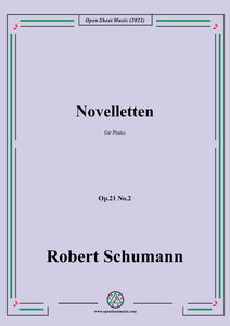Schumann-Novelletten,Op.21 No.2,for Piano