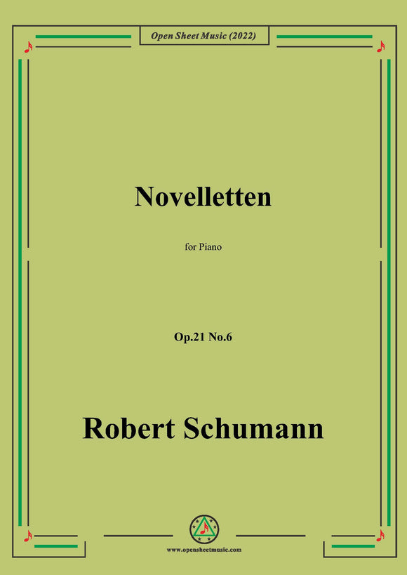 Schumann-Novelletten,Op.21 No.6