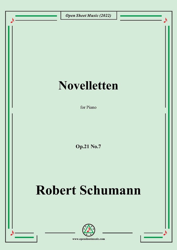 Schumann-Novelletten,Op.21 No.7