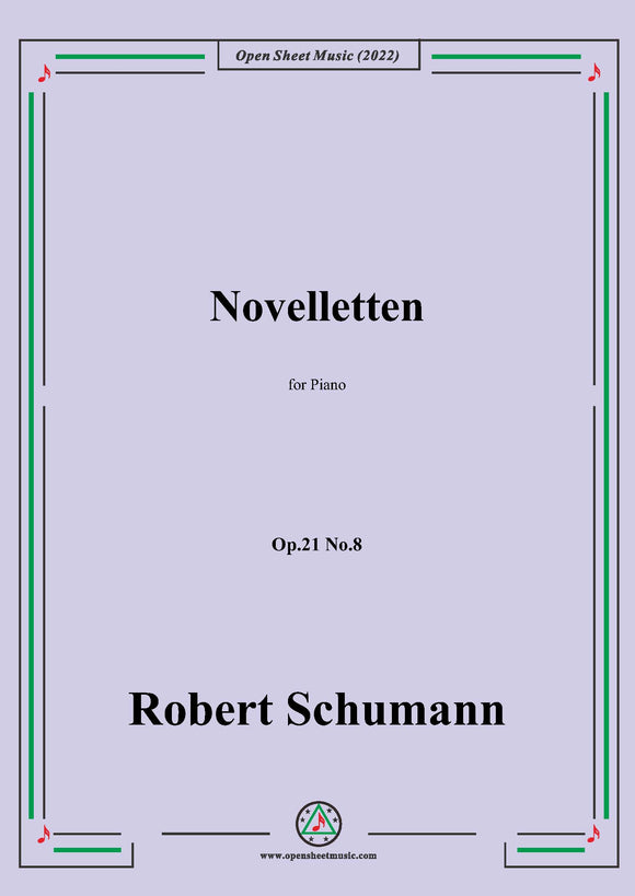 Schumann-Novelletten,Op.21 No.8