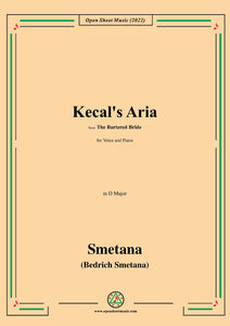 Smetana-Kecal's Aria,from The Bartered Bride