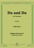 Johann Strauss II-Du und Du,Op.367,for Orchestra