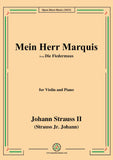 Johann Strauss II-Mein Herr Marquis(Laughing Song),for Violin&Pno