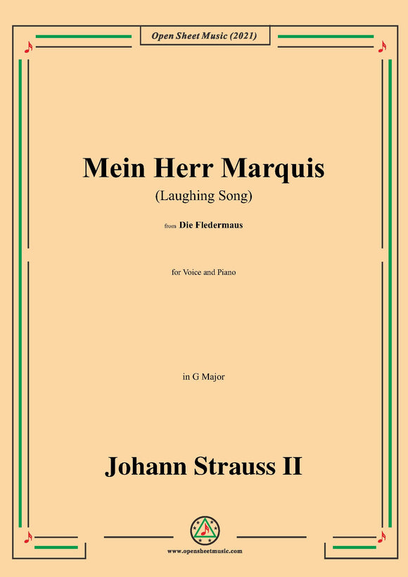 Johann Strauss II-Mein Herr Marquis(Laughing Song)
