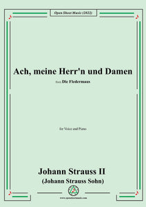 Johann Strauss II-Ach,meine Herr'n und Damen(No.8)