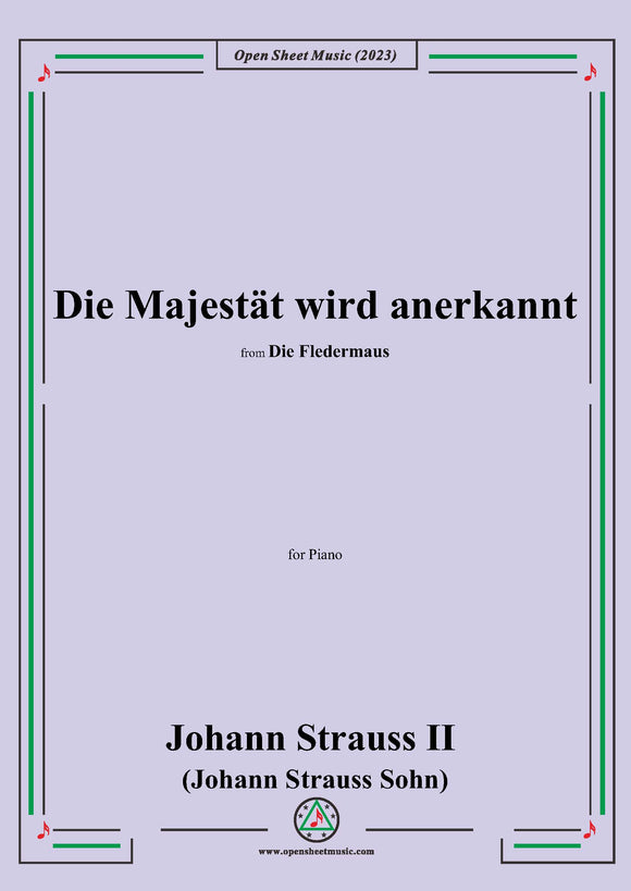 Johann Strauss II-Die Majestät wird anerkannt(No.13)