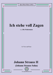 Johann Strauss II-Ich stehe voll Zagen(No.15)