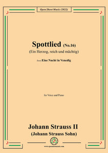 Johann Strauss II-Spottlied(No.16:Ein Herzog,reich und mächtig)