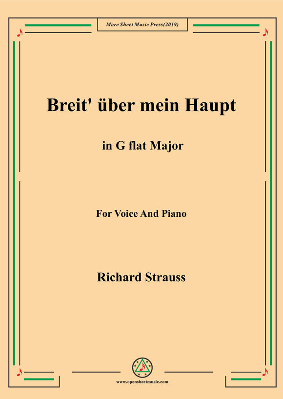 Richard Strauss-Breit' über mein Haupt