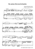 Richard Strauss-Du meines Herzens Krönelein, for Cello and Piano