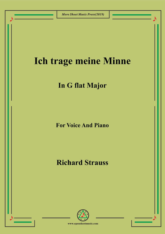 Richard Strauss-Ich trage meine Minne