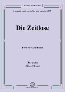 Richard Strauss-Die Zeitlose, for Flute and Piano