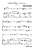 Richard Strauss-Ach Lieb,Ich Muss Nun Scheiden, for Flute and Piano