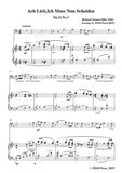 Richard Strauss-Ach Lieb,Ich Muss Nun Scheiden, for Cello and Piano