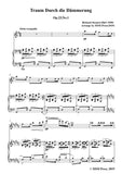 Richard Strauss-Traum Durch die Dämmerung, for Violin and Piano