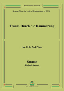 Richard Strauss-Traum Durch die Dämmerung, for Cello and Piano