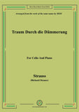 Richard Strauss-Traum Durch die Dämmerung, for Cello and Piano