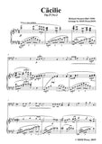 Richard Strauss-Cäcilie, for Cello and Piano
