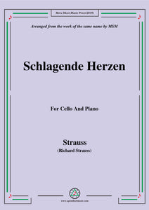 Richard Strauss-Schlagende Herzen, for Cello and Piano