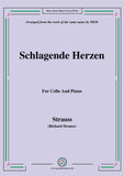 Richard Strauss-Schlagende Herzen, for Cello and Piano