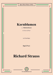 Richard Strauss-Kornblumen,Op.22 No.1