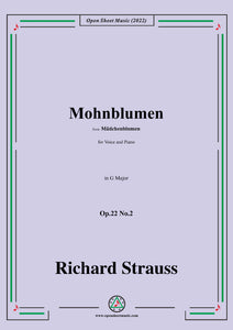 Richard Strauss-Mohnblumen,Op.22 No.2