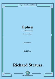 Richard Strauss-Epheu,Op.22 No.3