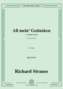 Richard Strauss-All mein' Gedanken,Op.21 No.1