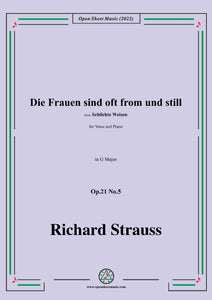 Richard Strauss-Die Frauen sind oft from und still,Op.21 No.5