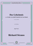 Richard Strauss-Das Geheimnis,Op.17 No.3