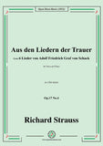 Richard Strauss-Aus den Liedern der Trauer,Op.17 No.4