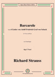 Richard Strauss-Barcarole, Op.17 No.6