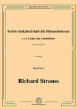 Richard Strauss-Schön sind,doch kalt die Himmelssterne