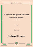 Richard Strauss-Wie sollten wir geheim sie halten