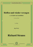 Richard Strauss-Hoffen und wieder verzagen