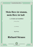 Richard Strauss-Mein Herz ist stumm,mein Herz ist kalt