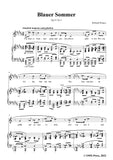 Richard Strauss-Blauer Sommer,Op.31 No.1