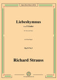 Richard Strauss-Liebeshymnus,Op.32 No.3