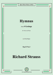 Richard Strauss-Hymnus,Op.33 No.3