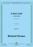 Richard Strauss-Leises Lied,Op.39 No.1